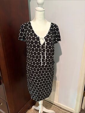 Kate Spade New York Flutter Sleeve Dot Motif Nightgown